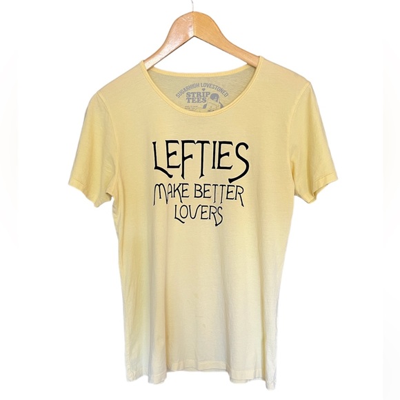 Sugar High Love Stoned Lefties Make Better Lovers Tshirt size large - Picture 2 of 2